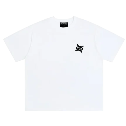 Neptunz Era crop t-shirt white