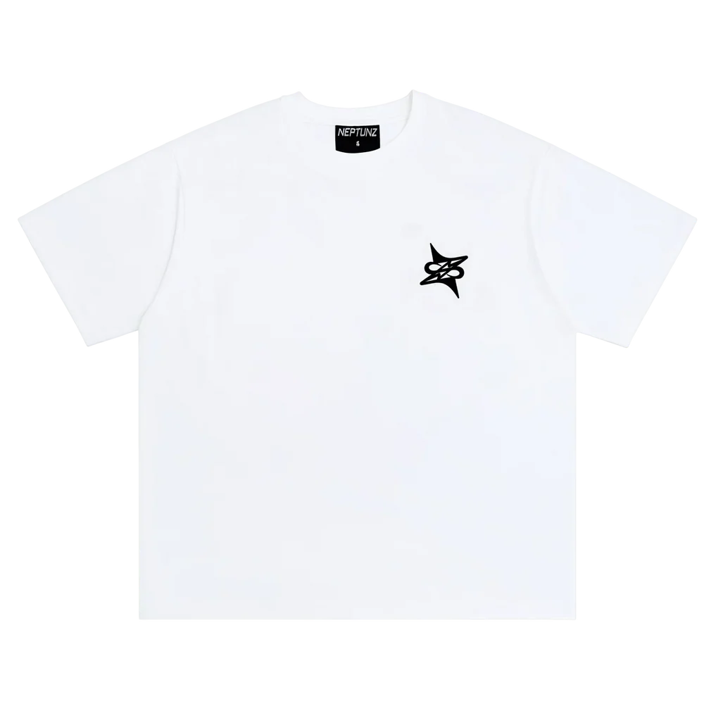 Neptunz Era crop t-shirt white Neptunz Era crop t-shirt white